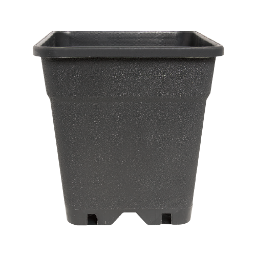 Négyzetes Cserép Fekete 15x15x20 cm 3,5 liter