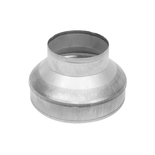 Légtechnikai Szűkítőelem Horgonyzott Lemezből 125 mm Ø &gt; 250 mm Ø